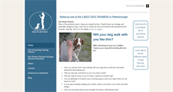 Desktop Screenshot of duenorthdogtraining.com